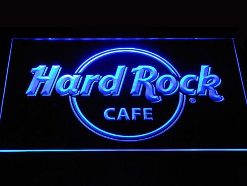 Hard rock neon bord lamp LED verlichting reclame lichtbak XL, Verzamelen, Merken en Reclamevoorwerpen, Nieuw, Verzenden