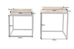 industrieele bijzettafel set van 2 SERVITEUR 45 cm metalen, Huis en Inrichting, Tafels | Sidetables, Ophalen of Verzenden, Nieuw