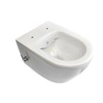 Wandcloset Sanicare Rondo Compact Rimfree Met Bidetsproeier, Doe-het-zelf en Verbouw, Ophalen of Verzenden, Nieuw, Overige typen