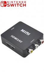 MarioSwitch.nl: HDMI to AV Adapter - Zwart Nieuw - iDEAL!, Spelcomputers en Games, Ophalen of Verzenden, Nieuw