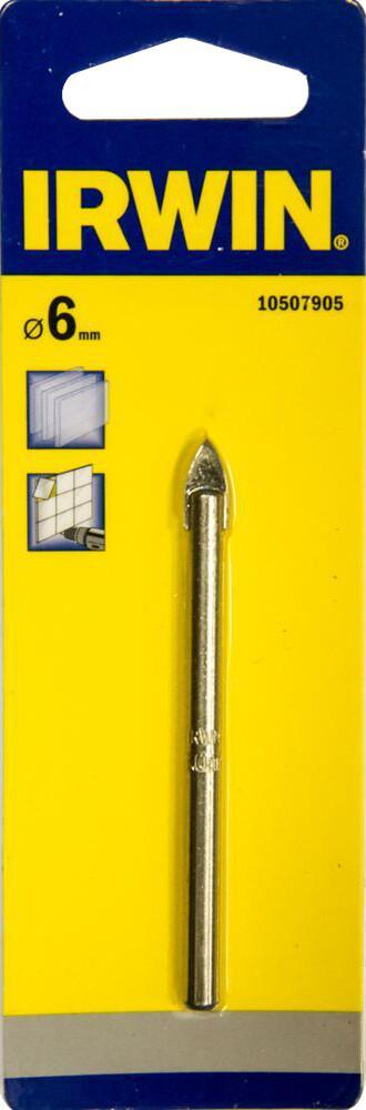 Irwin tegelboor / glasboor 6 mm, Doe-het-zelf en Verbouw, Gereedschap | Boormachines, Nieuw, Verzenden