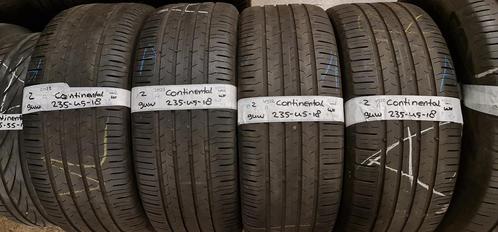 4x 235-45-18 Continental Zomer 4+4.8mm €40 PerBand 235 45 18, Auto-onderdelen, Banden en Velgen, 18 inch, Zomerbanden, 235 mm