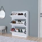 [en.casa] Schoenenkast Aurskog met 3 vouwdeuren 110x73,5x24, Huis en Inrichting, Verzenden, Nieuw