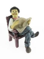 Figuren Laurel & Hardy in luie stoelen,, Verzenden, Gebruikt