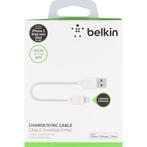 Belkin Lightning-naar-USB Kabel (15 cm) - Wit - 15 cm, Telecommunicatie, Verzenden, Nieuw