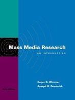 Mass Media Research 9780534560072 Roger D. Wimmer, Verzenden, Gelezen, Roger D. Wimmer