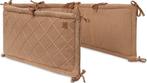 Jollein Boxbumper 180x30cm Check Knit Biscuit (Babykamer), Verzenden, Nieuw