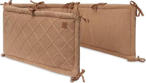 Jollein Boxbumper 180x30cm Check Knit Biscuit (Babykamer), Kinderen en Baby's, Overige Kinderen en Baby's, Nieuw, Verzenden