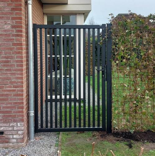 moderne tuinpoorten schuttingdeuren, Tuin en Terras, Tuinpoorten, Nieuw, Staal, Looppoort, Ophalen