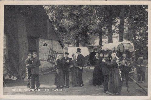 TWENTE - Boerenbruiloft in Twente, Verzamelen, Ansichtkaarten | Nederland, Verzenden