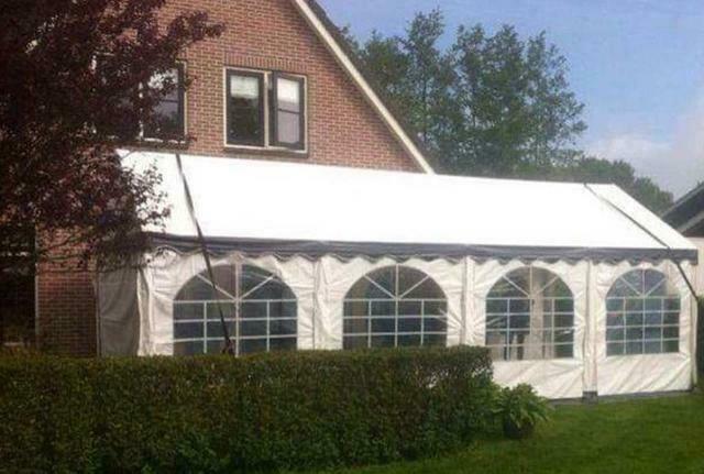 Te huur Diversen Partytenten 3x3 6x4 8x4, Hobby en Vrije tijd, Feestartikelen | Verhuur, Overige, Gebruikt, Ophalen