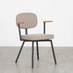 MK stoel: limited edition - Grijs frame en beige zitting rug, Nieuw, Vijf, Zes of meer stoelen, Stof, Industrieel, design,  eetkamerstoel, stoel, studio henk