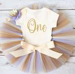 1e verjaardag ballonnen cakesmash set met giraf, olifant etc, Kinderen en Baby's, Babykleding | Maat 80, Overige typen, Nieuw