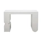 *WOONWINKEL* Kare Design Curve White Sidetable Wit Hout, Huis en Inrichting, Tafels | Sidetables, Verzenden, Nieuw