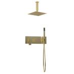 Vierkante inbouw regendouche met plafond arm 25cm douchekop, Verzenden, Nieuw