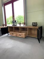 Tv meubel, GRATIS bezorging, SALE nieuw voorraad mangohout, Nieuw, 150 tot 200 cm, Minder dan 100 cm, 25 tot 50 cm