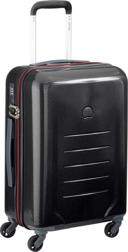Delsey Toliara Handbagage koffer 55 cm - Spinner Black, Sieraden, Tassen en Uiterlijk, Koffers, Verzenden