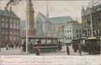 AMSTERDAM - Dam met Electrische tram, Verzamelen, Ansichtkaarten | Nederland, Verzenden, Gelopen