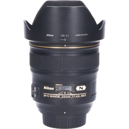 Tweedehands Nikon AF-S 24mm f/1.4G ED CM4261, Audio, Tv en Foto, Fotografie | Lenzen en Objectieven, Groothoeklens, Gebruikt, Ophalen of Verzenden