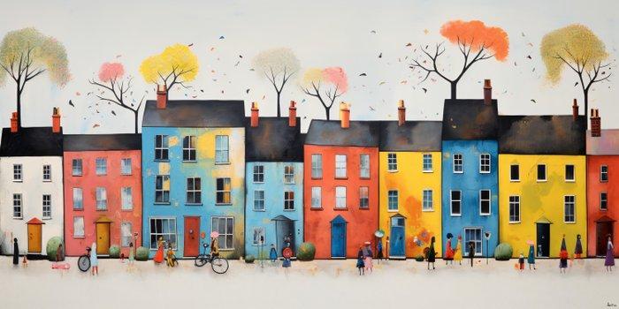 Felix van Horst - Vibrant Street (XXL), Antiek en Kunst, Kunst | Designobjecten