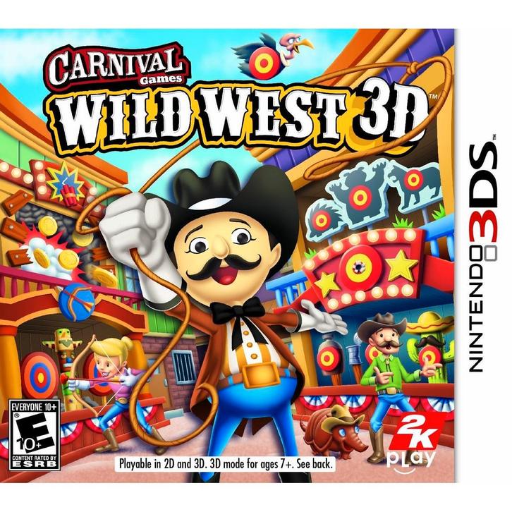 3DS Carnival Games: Wild West 3D, Spelcomputers en Games, Games | Nintendo 2DS en 3DS, Zo goed als nieuw, Verzenden