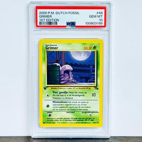 Pokémon Graded card - 1st Edition Grimer - Pokémon - PSA 10, Hobby en Vrije tijd, Verzamelkaartspellen | Pokémon