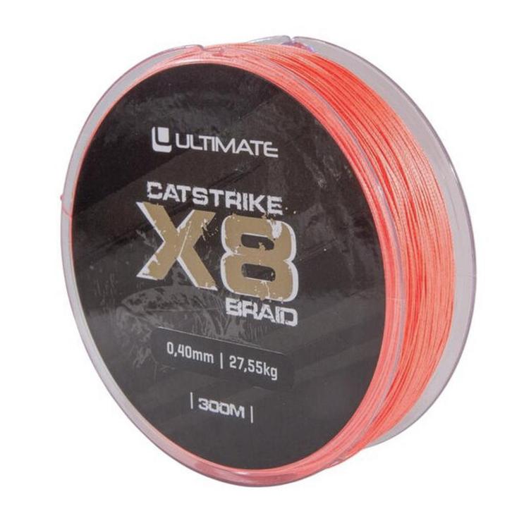 Ultimate Catstrike X8 Braid Meerval Lijn 0.45mm/33.48kg, Watersport en Boten, Hengelsport | Algemeen, Vislijn, Nieuw, Verzenden
