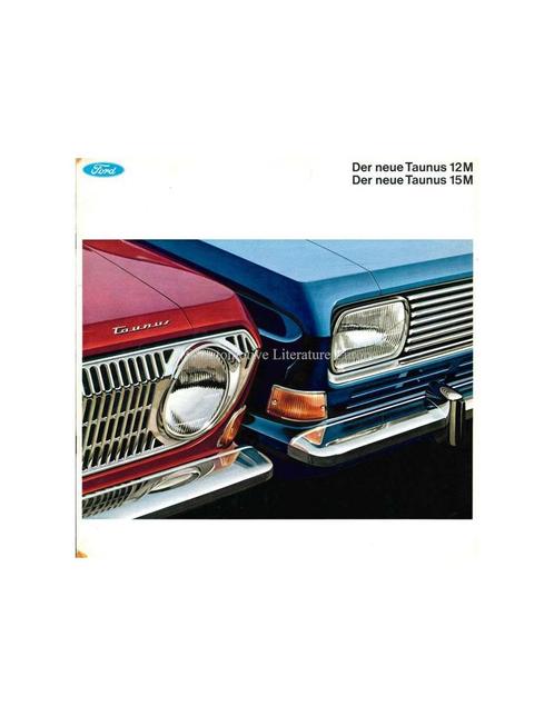 1967 FORD TAUNUS 12M / 15M BROCHURE DUITS, Boeken, Auto's | Folders en Tijdschriften, Ford