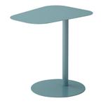 [en.casa] Bijzettafel Nastätten 50x50x38 cm blauw mat, Huis en Inrichting, Tafels | Bijzettafels, Verzenden, Nieuw