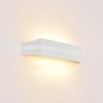Design wandlamp Bloemhof metaal 35x8x8 cm wit 2xG9, Verzenden, Nieuw