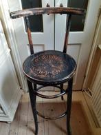 Thonet - Zeldzaam hoge Thonet barkruk. - Kruk - Hout, Antiek en Kunst