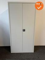 Ronis Draaideurkast Lockerkast  - 200x100x50cm - Zilvergrijs, Werkplek, Ophalen of Verzenden, Gebruikt, Kast