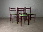 Nicola Beger - Nicola Beger - Stoel (4) - Hout, plexiglas -, Antiek en Kunst