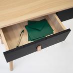 Kaptafel met LED spiegel - make up tafel - 2 lades - hout..., Ophalen of Verzenden, Nieuw