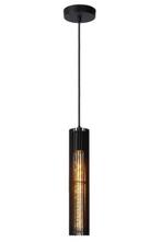 Lucide LIONEL - Hanglamp Ø 6,5 cm E27 Zwart, Huis en Inrichting, Lampen | Hanglampen, Verzenden, Nieuw, Metaal, Trendy verlichting