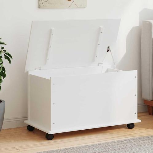 vidaXL Opbergkist met wielen ALTA 73x39,5x43 cm massief, Huis en Inrichting, Woonaccessoires | Kisten, Nieuw, Verzenden