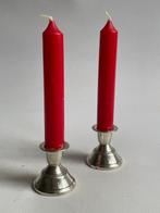 Kandelaar (2) - .835 zilver, Antiek en Kunst