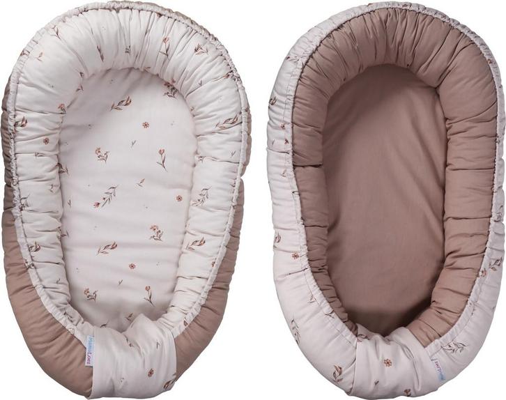 MamaLoes Vintage Bloemen Omkeerbaar Babynest, Kinderen en Baby's, Kinderkamer | Beddengoed, Nieuw, Verzenden