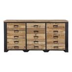 Dressoir Mangohout Mitchel 160 cm, Verzenden, 150 tot 200 cm, Nieuw, Industriële meubels