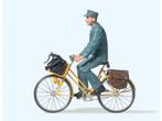 Preiser 45069 Postbode auf Fahrrad 1:22,5 (Figuren, Scenery), Ophalen of Verzenden, Nieuw