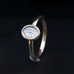 Ring - 18 karaat Roségoud - 0.12ct. tw. Diamant (Natuurlijk), Sieraden, Tassen en Uiterlijk, Ringen, Nieuw