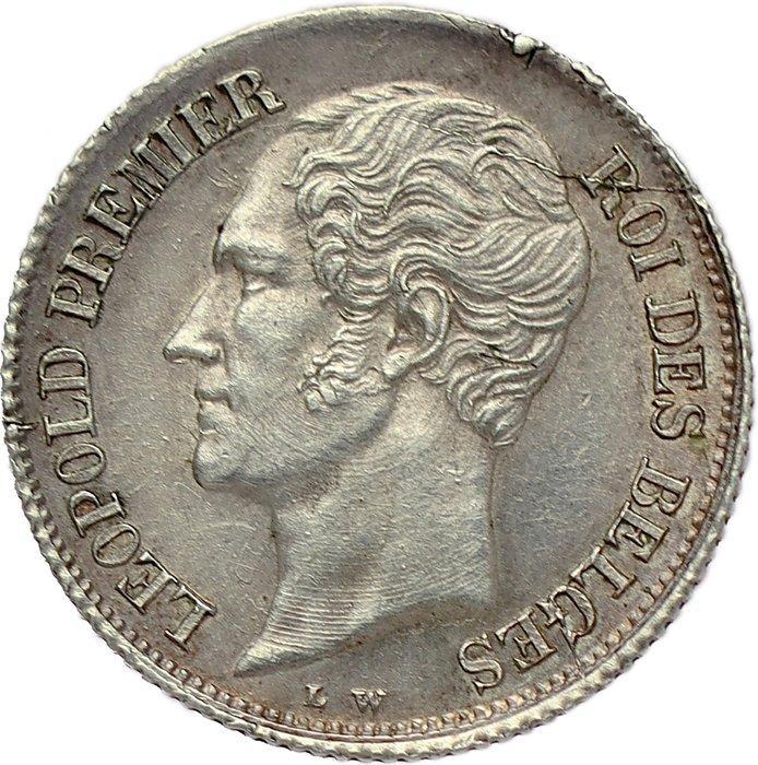 België. Leopold I. 1/4 Franc 1850 - HIGH QUALITY - VERY RARE, Postzegels en Munten, Munten | Nederland