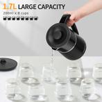 Waterkoker met temperatuurregeling - met LED - 1.7L - 2200W, Verzenden, Zo goed als nieuw