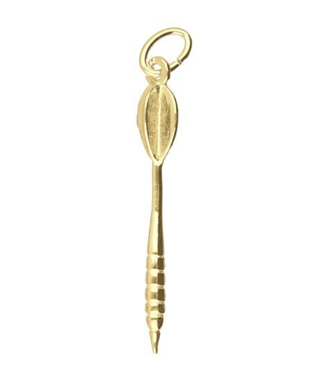 Gouden Dartpijl klein ketting hanger, Sieraden, Tassen en Uiterlijk, Kettinghangers, Verzenden