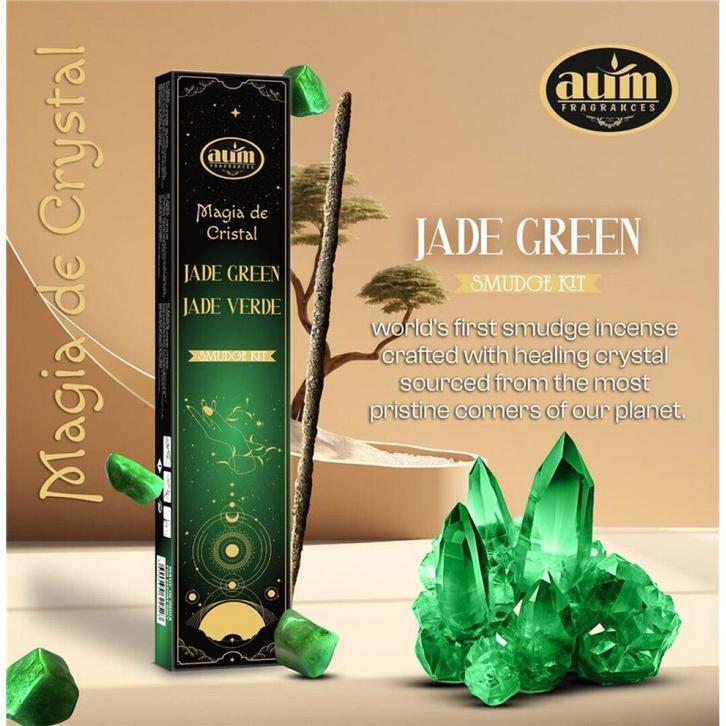 2 pakketen Handgemaakte wierook sticks met GROENE JADE, Huis en Inrichting, Woonaccessoires | Overige