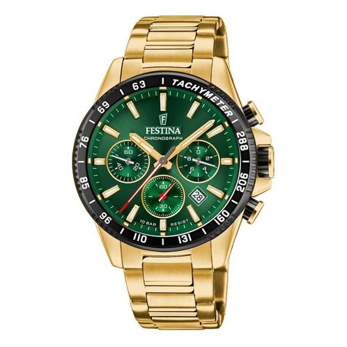 Horloge Heren Festina F20634/4 Groen, Sieraden, Tassen en Uiterlijk, Zonnebrillen en Brillen | Heren, Verzenden