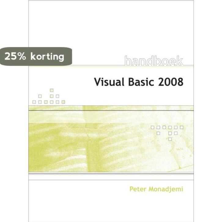 Handboek Introductie Visual Basic 2008 9789059404120, Boeken, Informatica en Computer, Zo goed als nieuw, Verzenden