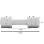 TRUUSK SPORTNOW 2 X 2,5 Kg Dumbbells, Verstelbare Gewicht Du, Verzenden, Nieuw