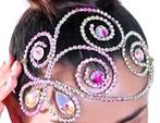 haarstuk/diadeem met elastiek en strasstenen, Danswinkel Cest la, Ophalen of Verzenden, Nieuw, Accessoires