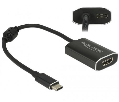 Premium USB-C naar HDMI en USB-C PD adapter met DP, Audio, Tv en Foto, Audiokabels en Televisiekabels, Ophalen of Verzenden